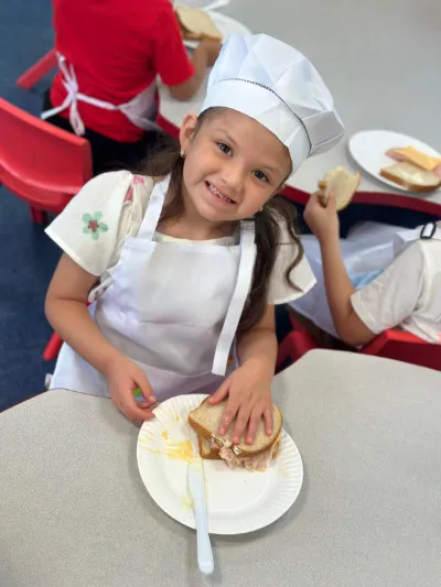 Child at Little Heaven Daycare